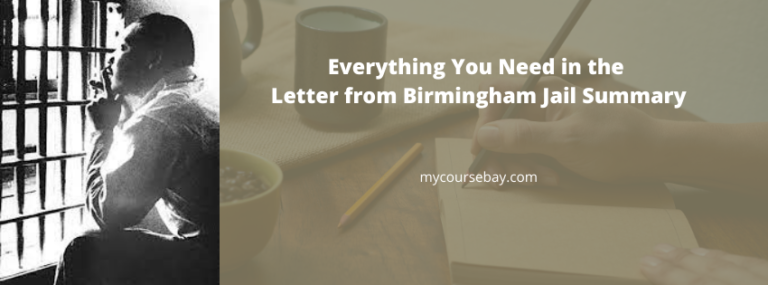 Everything You Need In The Letter From Birmingham Jail Summary—Martin